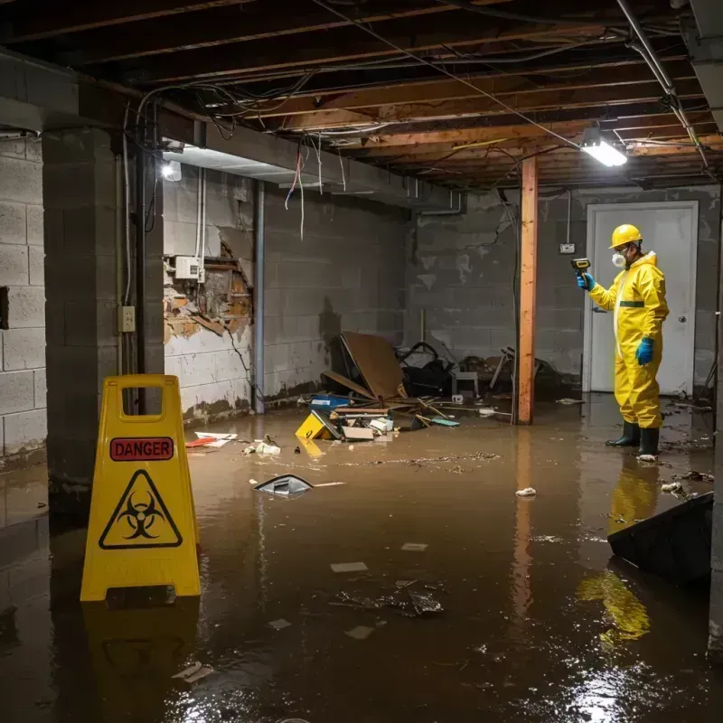 Flooded Basement Electrical Hazard in Canyon County, ID Property